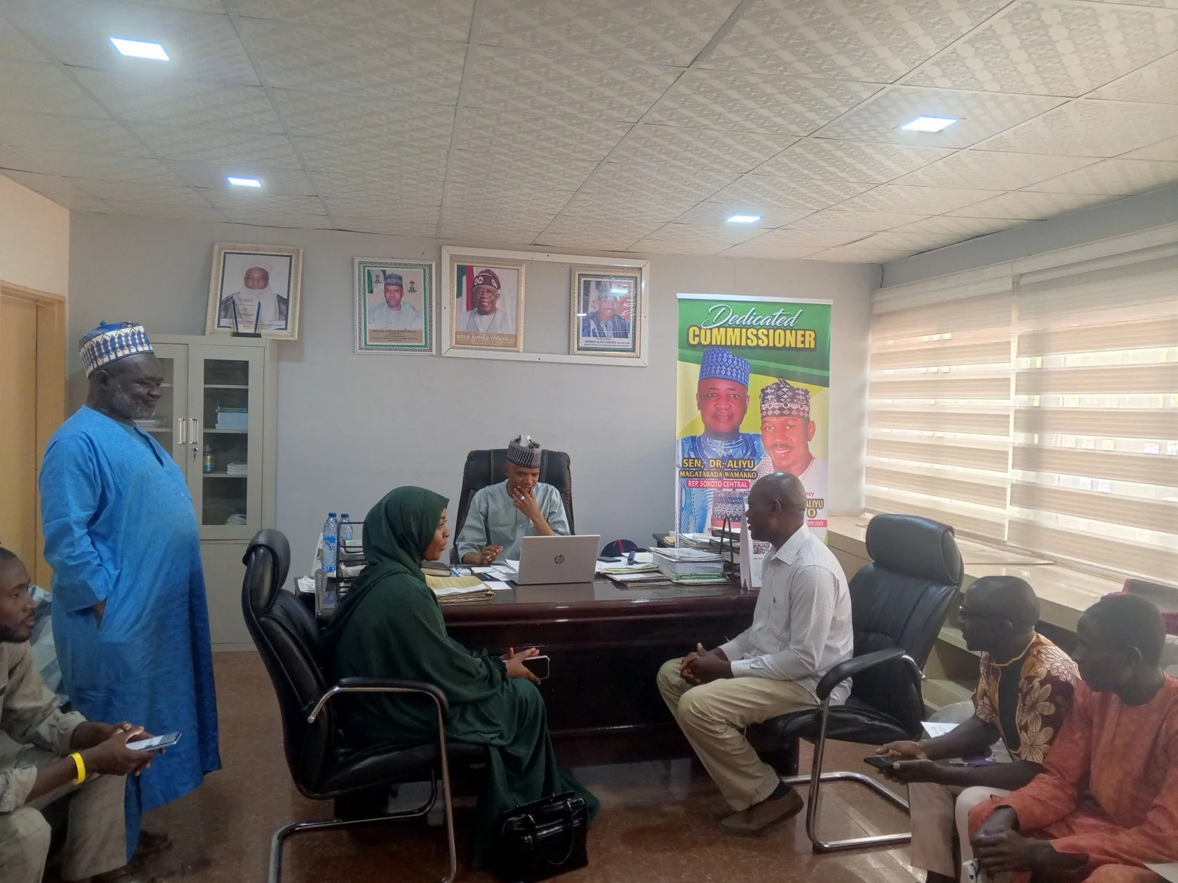 Group photograph from a PACE community roundtable in Sokoto